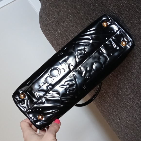 🖤VTG/RARE Prada🖤 - Limited Edition "Impreinte" Art Deco Spazzolato Large Tote - Picture 8 of 15